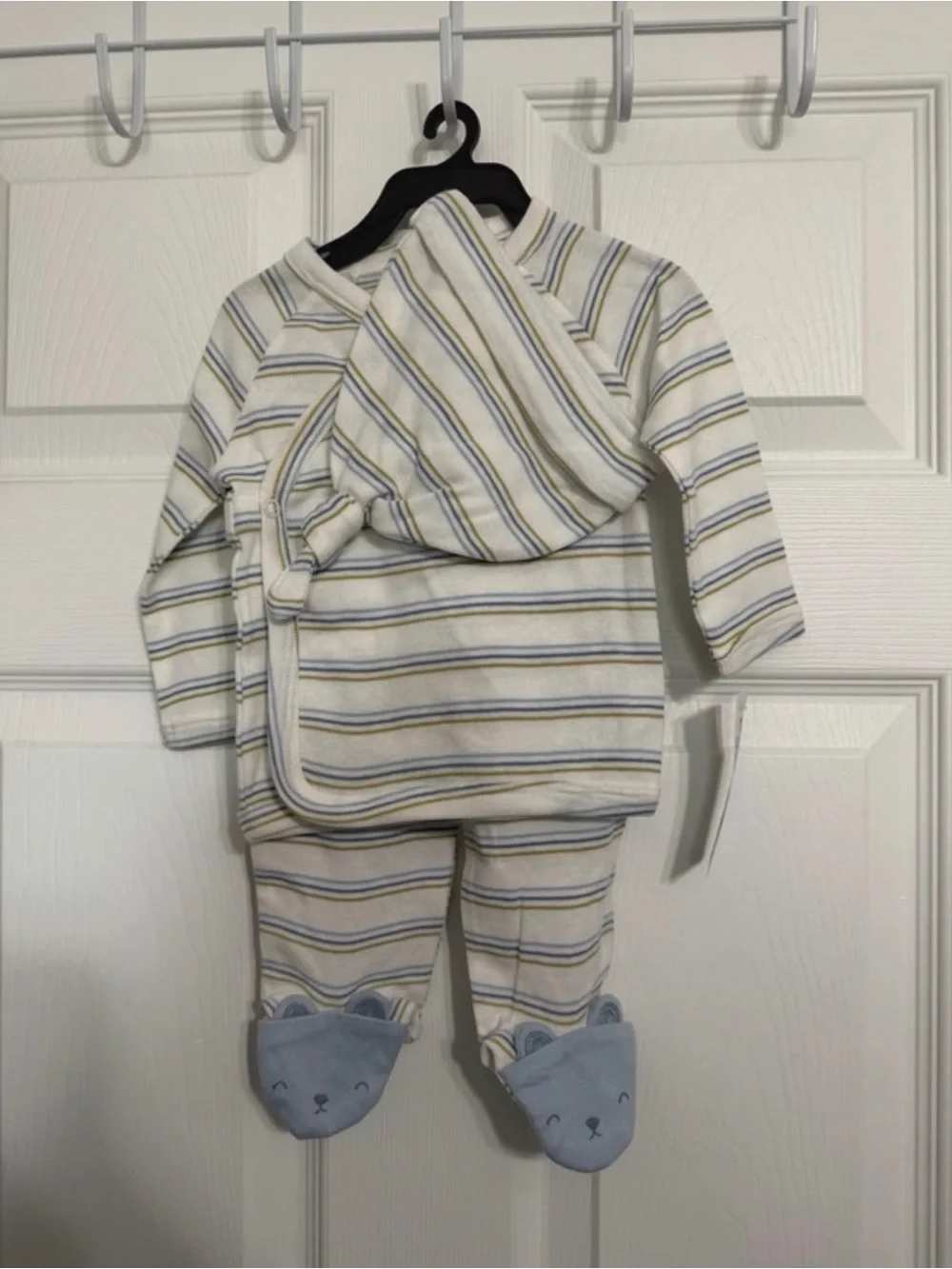 Carter's Blue, Gray & Green Dinosaur Bodysuit Set (15 Pieces)